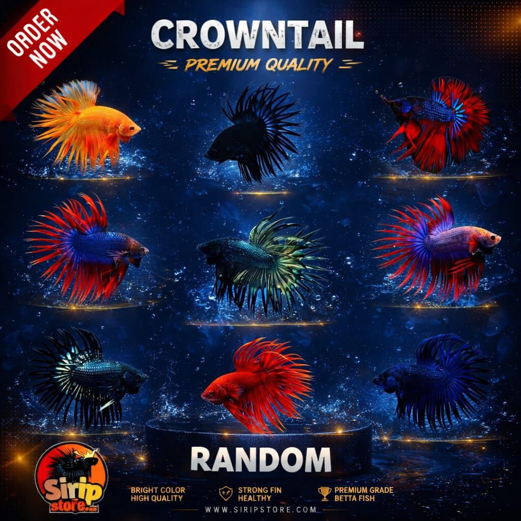 cupang crowntail random