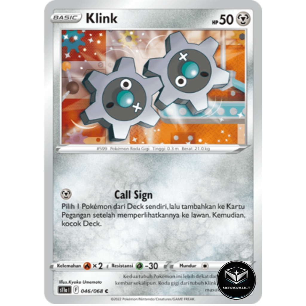 Klink (C) - 046/068 - Arkana Memuncak (s11a) - Pokemon TCG Indonesia