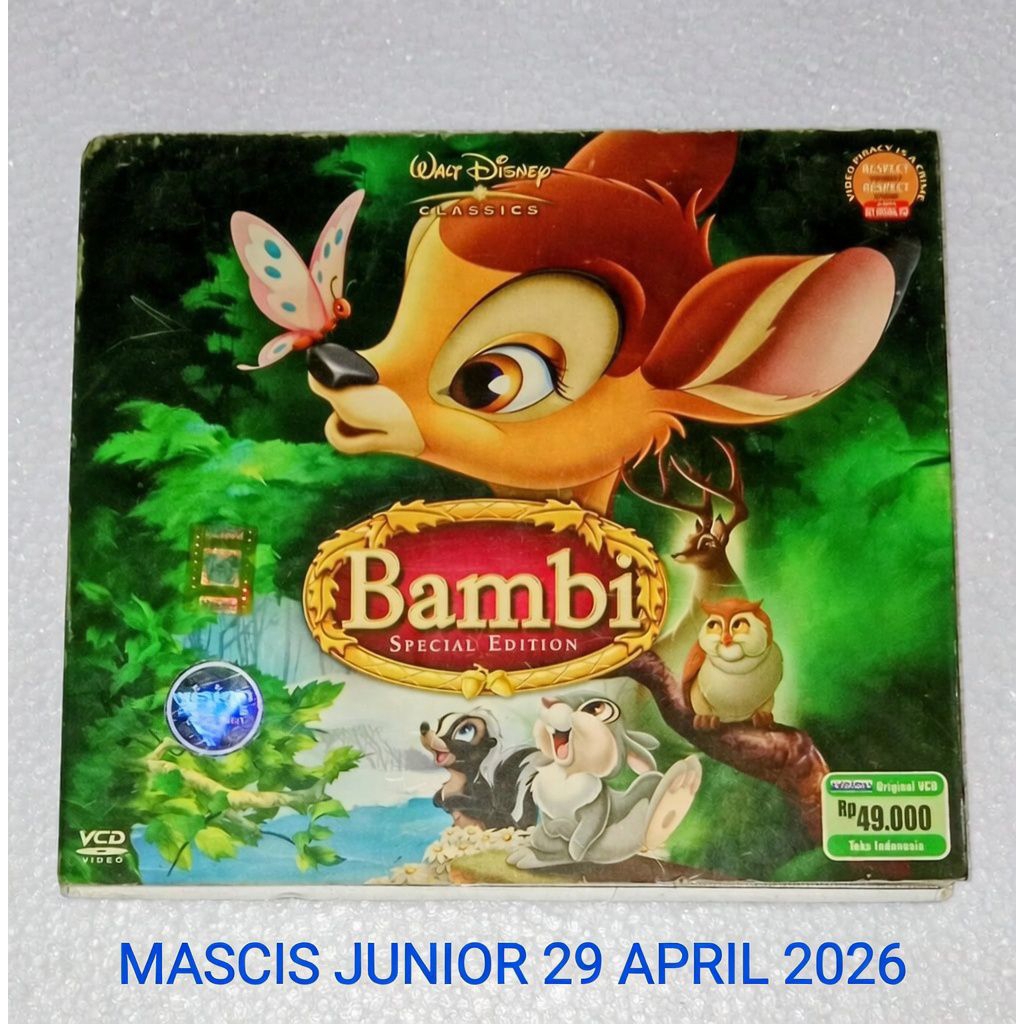 VCD Walt Disney Classics - Bambi Special Edition