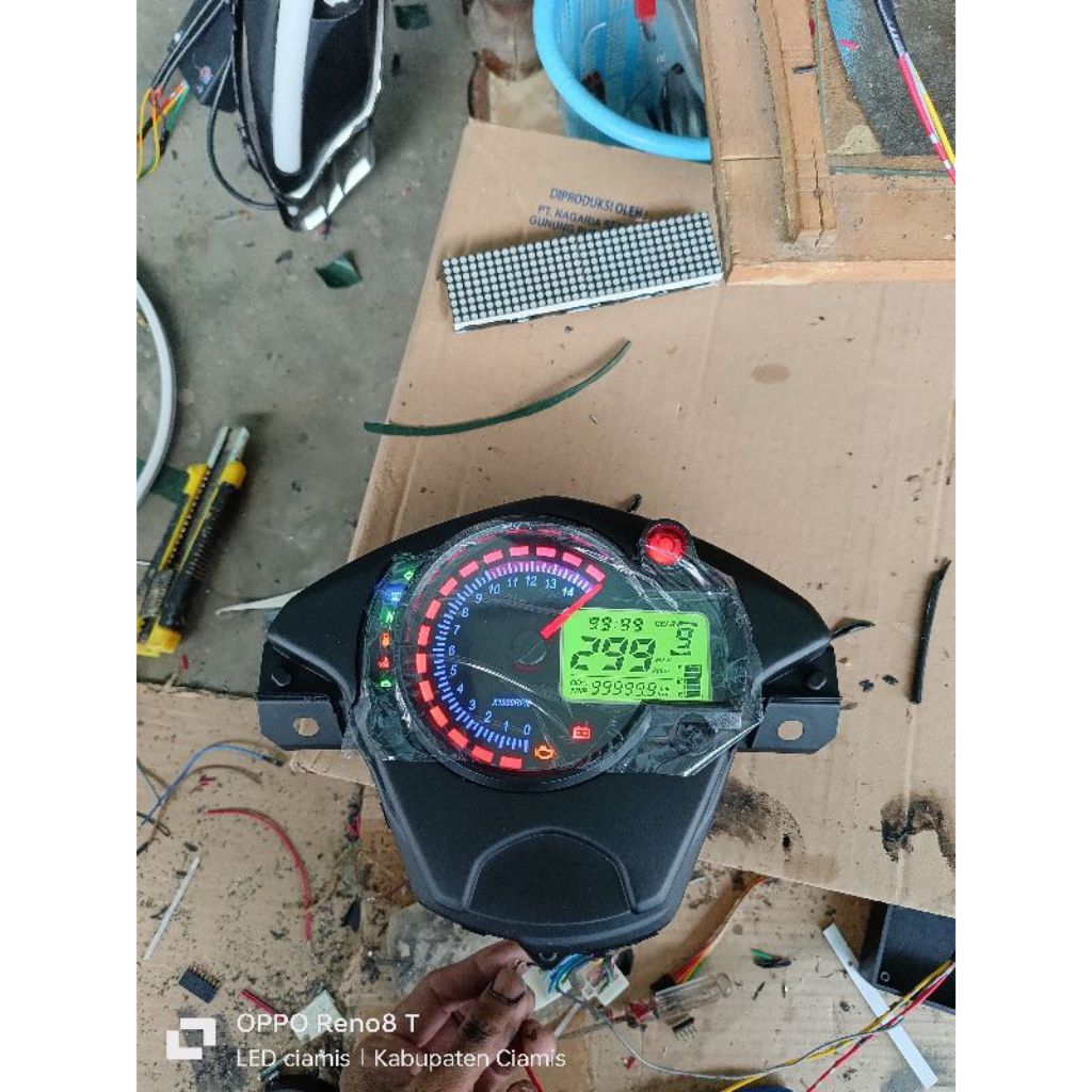 speedometer Honda beat fi Speedometer digital Custom Honda Beat FI-Stylish & Fungsional