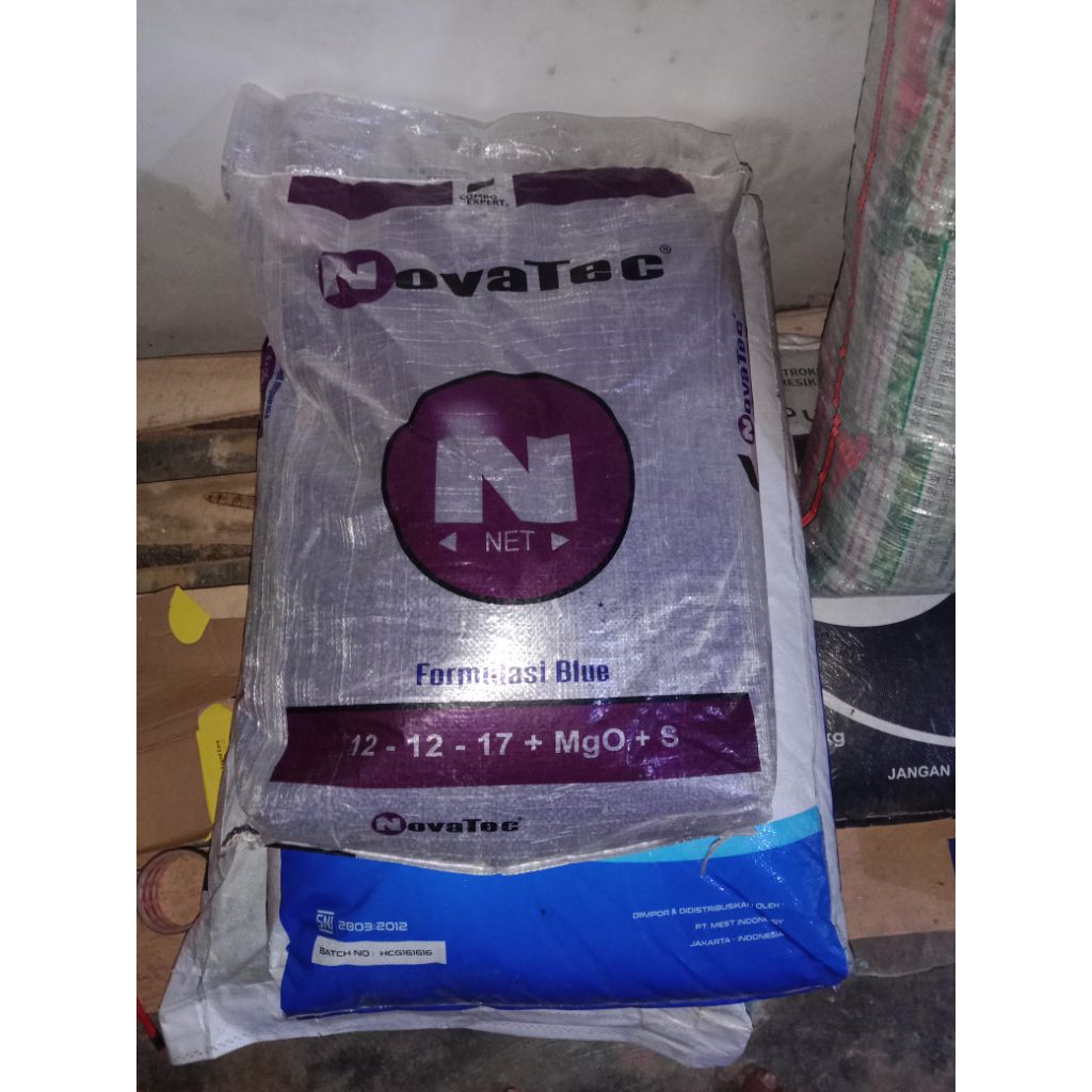 PUPUK NOVATEC 12 12 17 + MGO + S ( 1 KG )