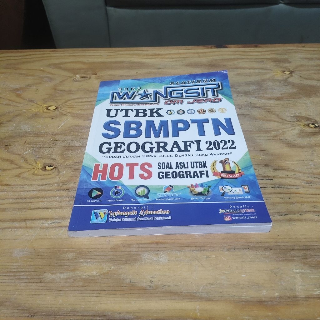 Buku Platinum Wangsit Om Jero UTBK SBMPTN 2022 Geografi