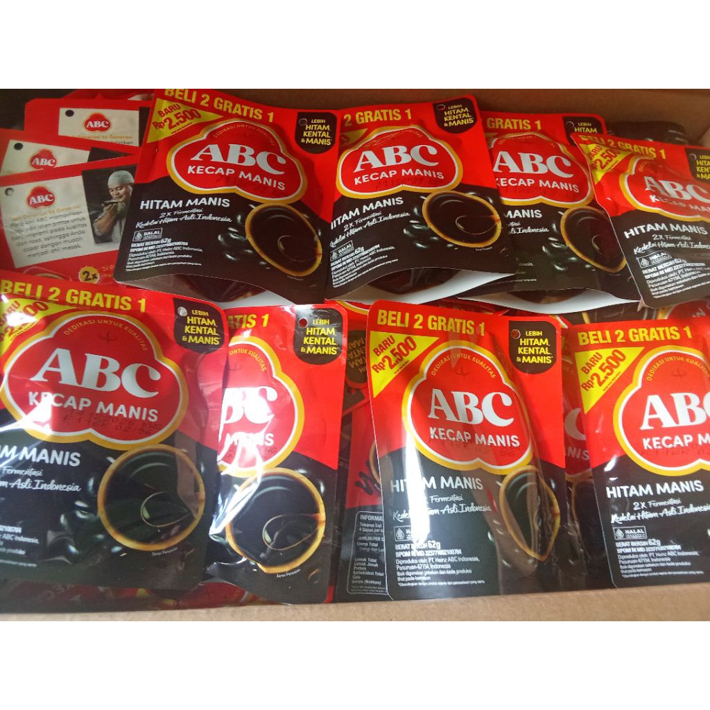 kecap manis ABC 68 ml 1 karton