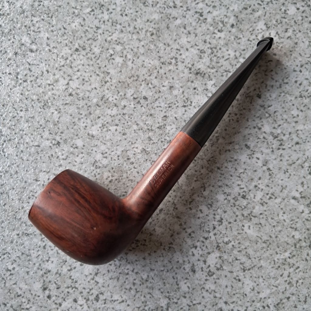 NOS Delman Superior Briar Pipa Cangklong Kayu Antik