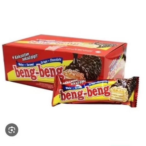 Ready Siap Kirim Wafer Cokelat Bengbeng 1 dus isi 17pcs