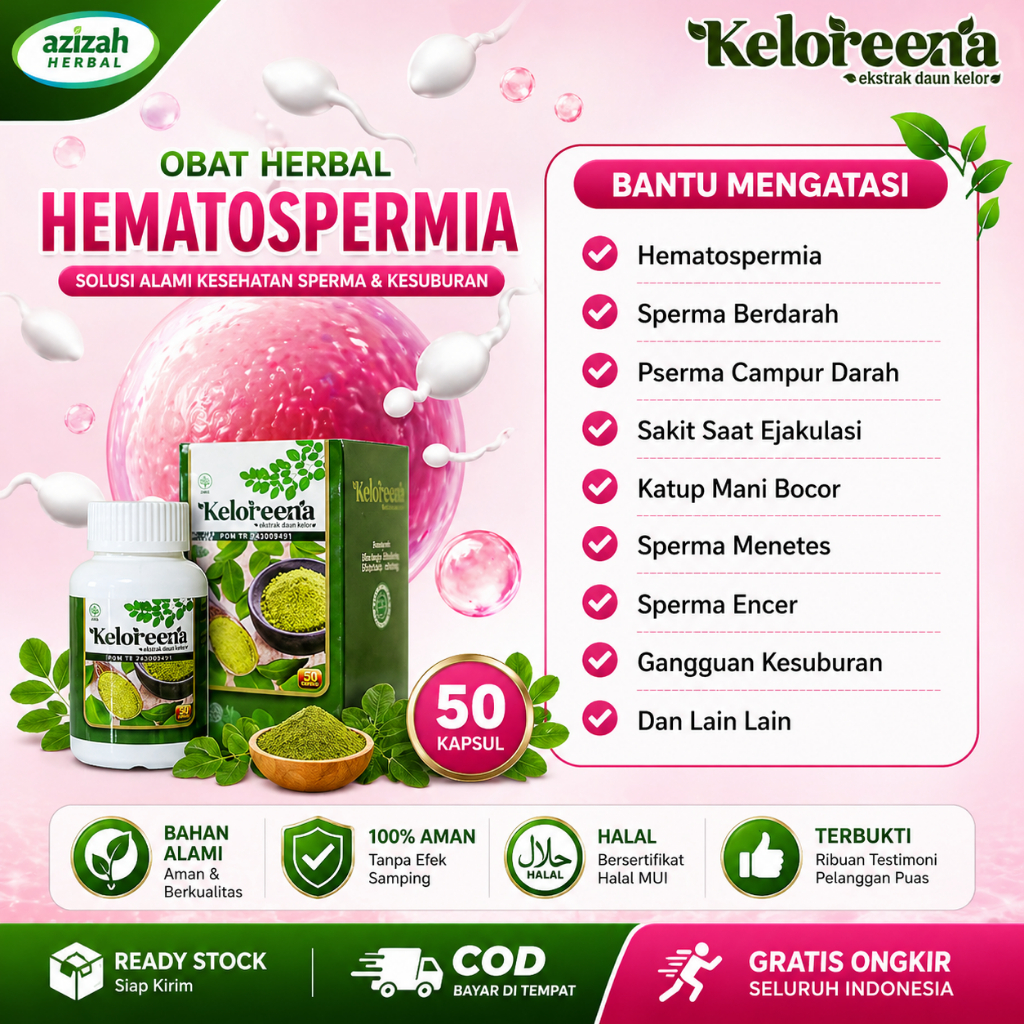 Obat Hematospermia Sperma Berdarah Bercampur Darah Kencing Darah Buang Air Kecil Berdarah Infeksi Sa