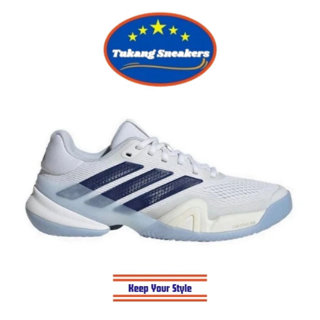 Sepatu Tenis Wanita Adidas Barricade 14 White ADIJS4112