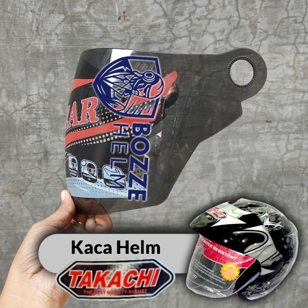BOZZEHELM Kaca Helm Takachi