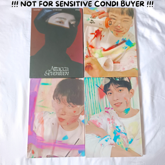 BINDER ONLY HOSHI WOOZI DK CARAT VER FACE THE SUN ATTACCA CARVER FTS