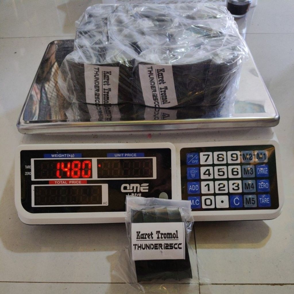 1 Pack Isi 10 Set Karet Tromol Thunder 125 CC Dari Bahan Ban Forklift
