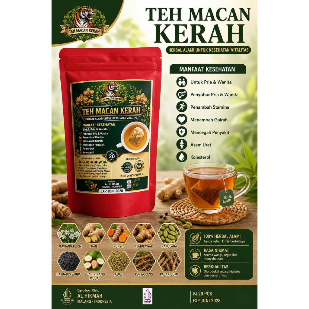 teh macan kerah | teh jamu macan kerah | jamu macan kerah tanpa disaring | rahasia keharmonisan |teh