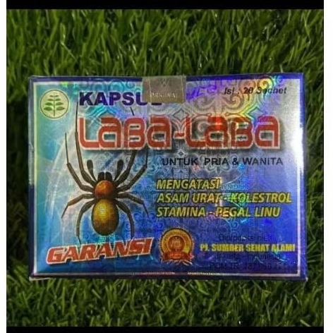 kapsul LABA LABA BIRU ORIGINAL / 1dus isi 10sachet
