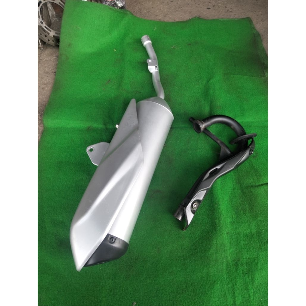 knalpot slincer knalpot standar kawasaki new KLX BF / KLX Dtracker 150 original