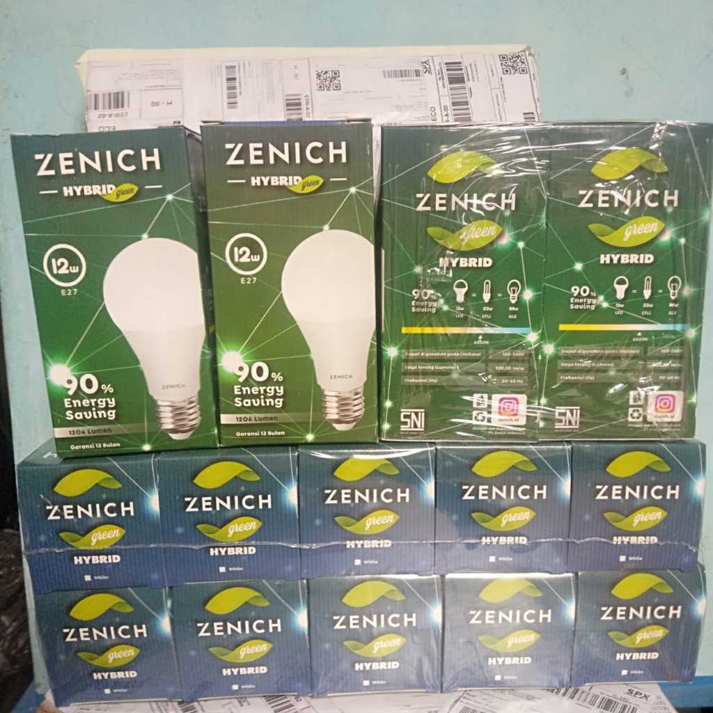 Lampu LED Zenich Bulb/Capsul 5w/12w/15w/18w/20w Terang Maksimal Hemat Listrik