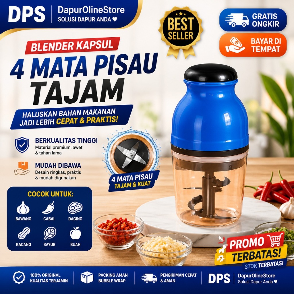 Blender Kapsul portable/ blender kapsul food chopper