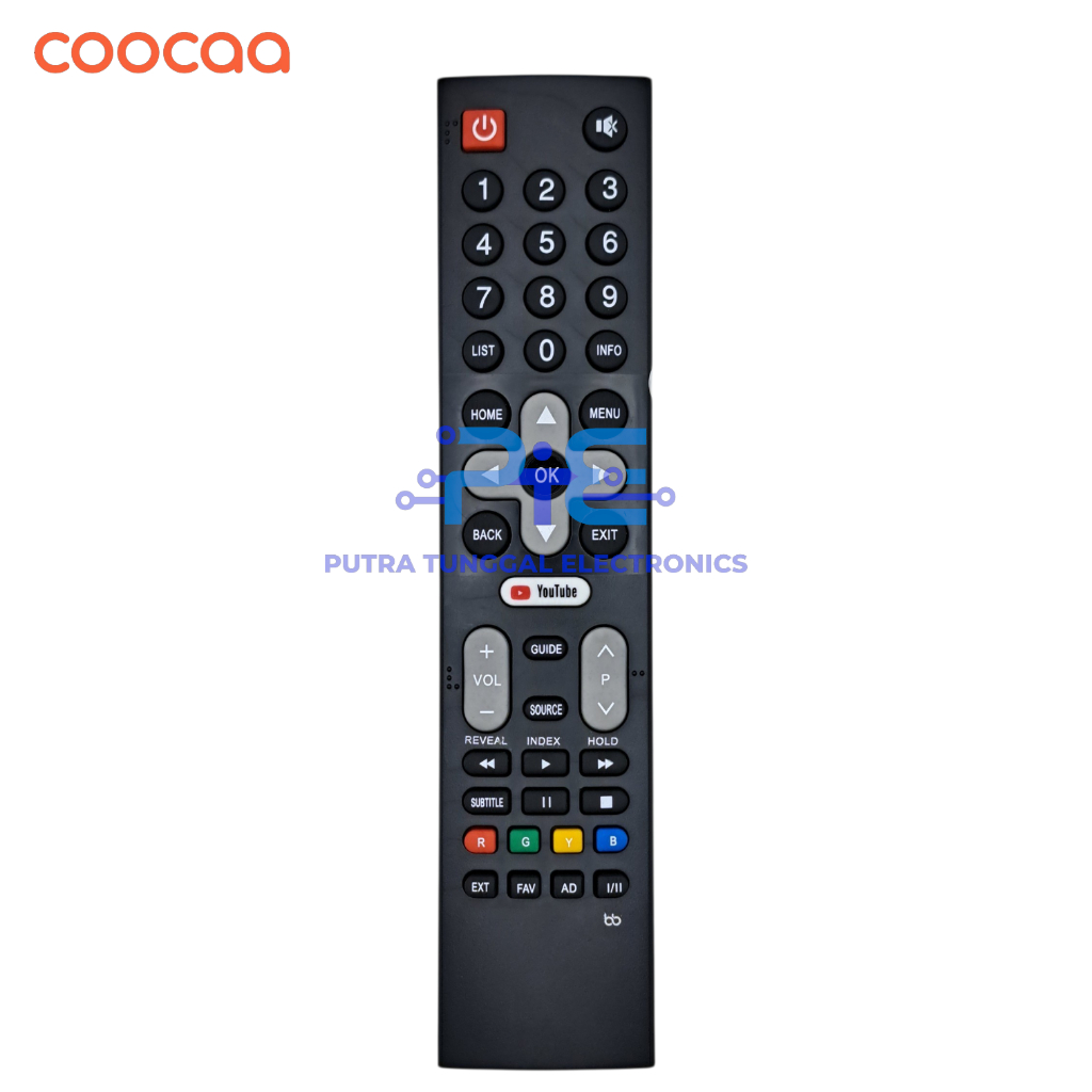 Remot Remote TV COOCAA LCD LED Smart Tv 32S5C - 40S5C
