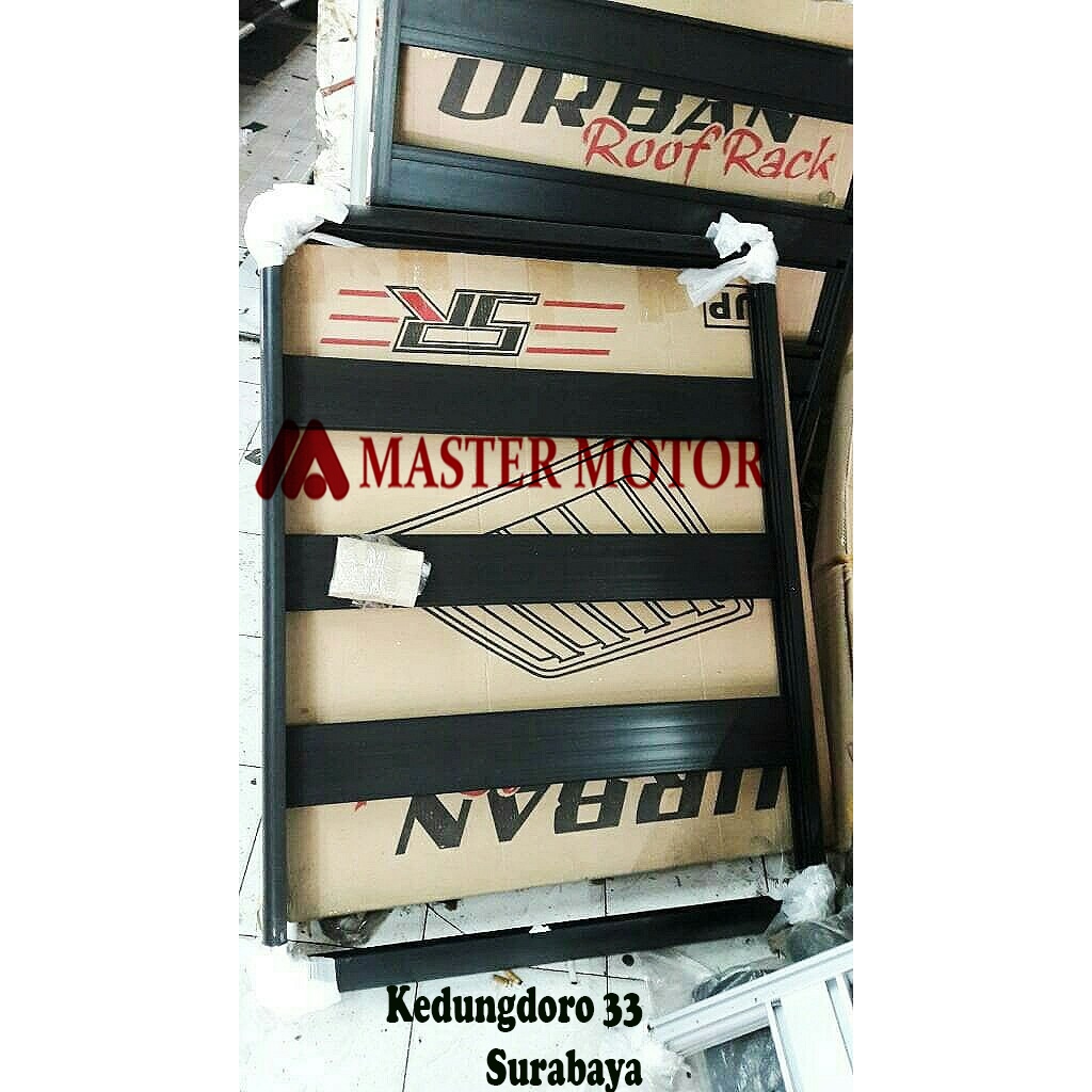 Roof Rack Rak Mobil Alum Medium - Aluminium 112 cm Hitam atau Silver Roofrack Sunrise Atap Mobil unt