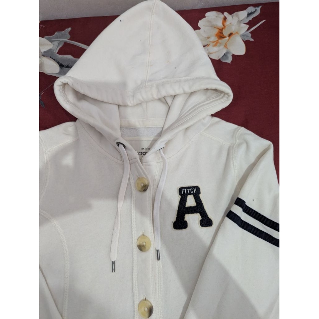 Jaket Varsity Abercrombie Original