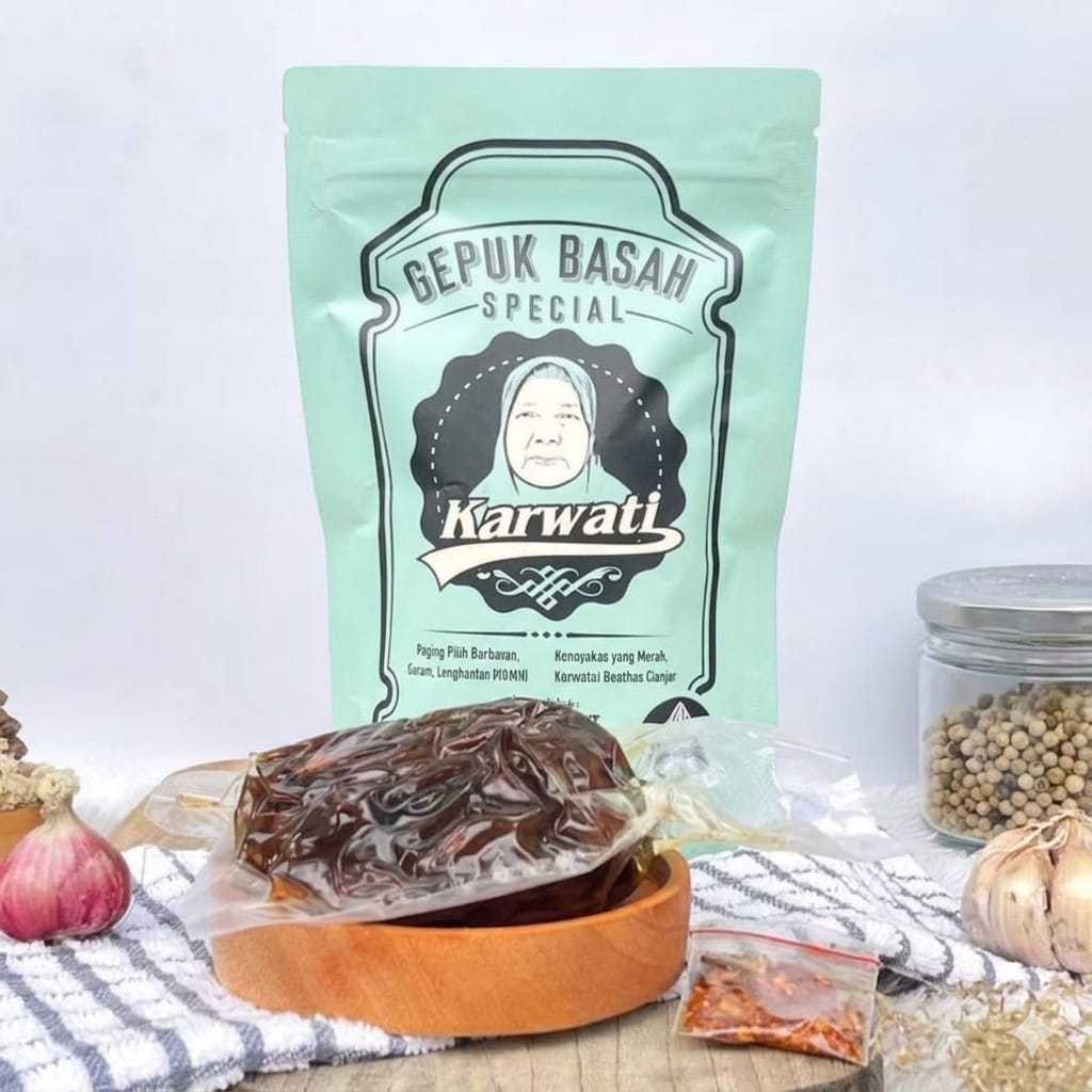 Gepuk Basah Special Karwati | Gepuk Ayam Karwati | Gepuk Basah 150gr