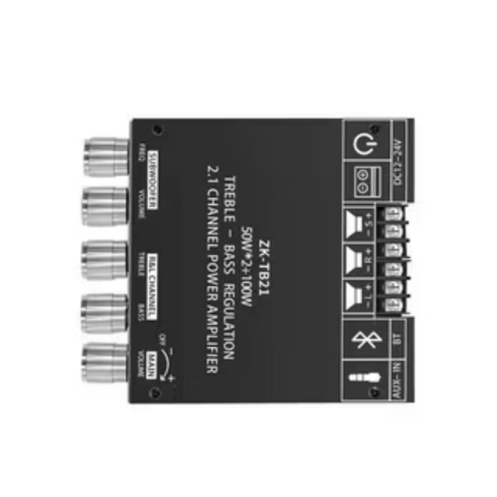 Modul Penguat Daya Audio ZK-TB21 TPA3116D2 Bluetooth 5.0 2.1 Saluran