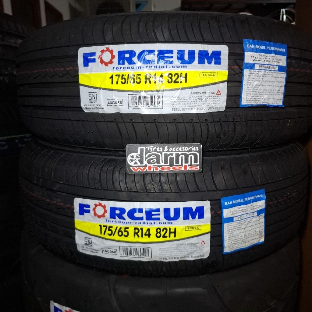 Ban baru Forceum Ecosa (NIK 2026) 175/65 R14, R 14, Ring 14, Cocok buat mobil brio, agya, ayla, cayl