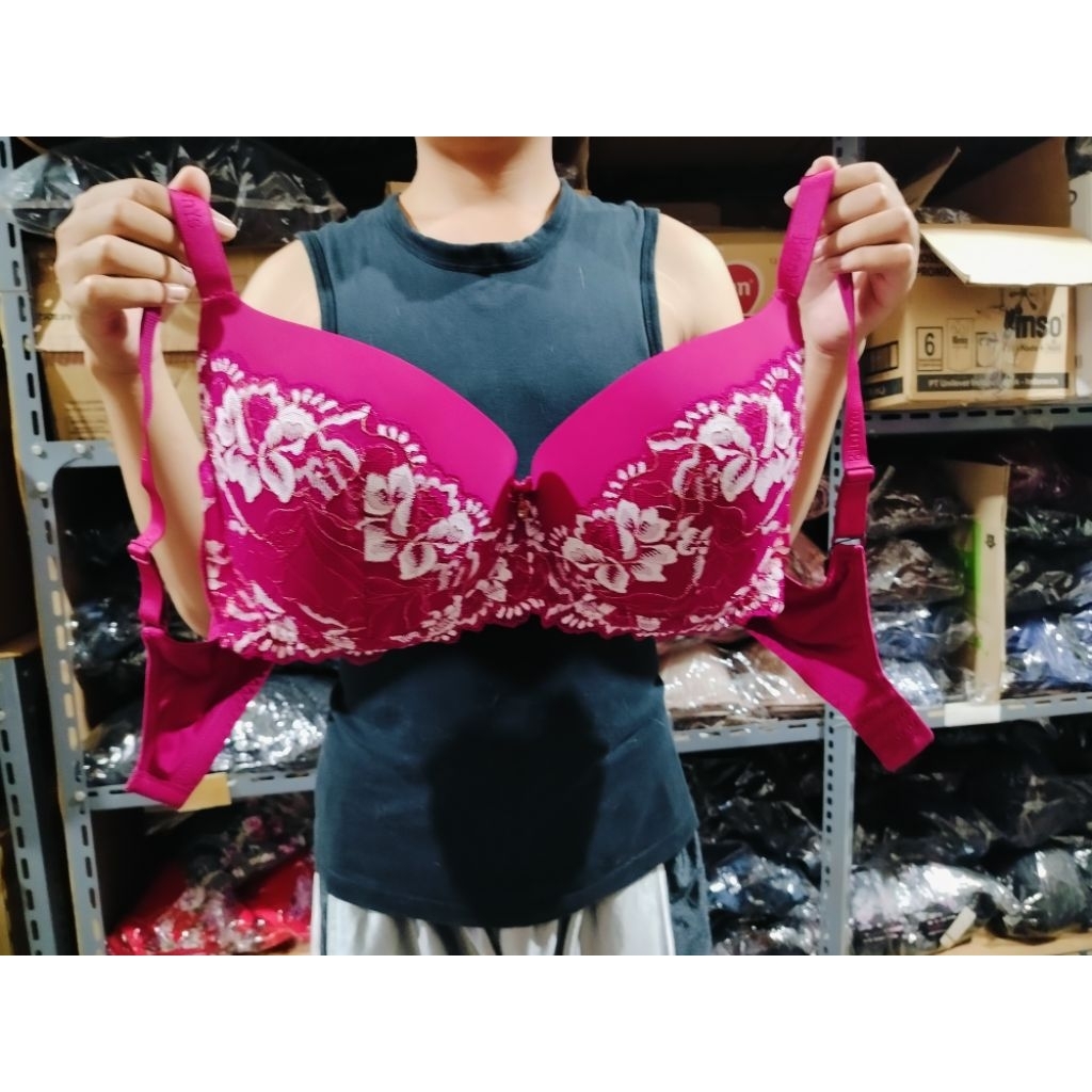 Bra Big size Big cup bra kawat cup jumbo busa tipis size 50 dan 52 bra cup F