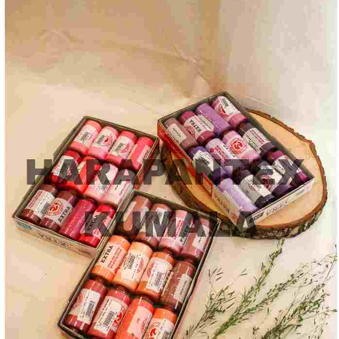 (Jual Per 3 Pcs & Lusin) Benang Jahit Extra 500 yard Biji benang jahit Lengkap Warna (Part 3)