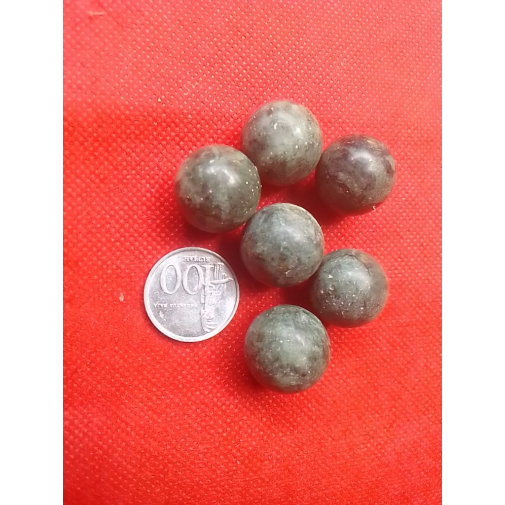 Kelereng natural batu giok aceh