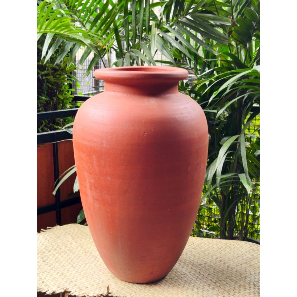 Gentong Pot Tanah Liat Jumbo 65cm