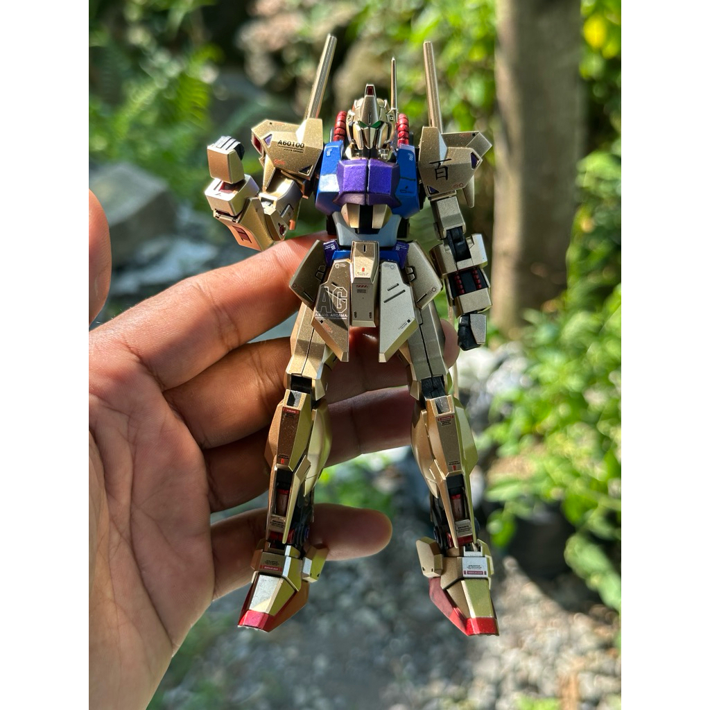 JMS HG 1/144 Hyaku Shiki  [ChampagneColor] Gold Doff Matte  Model Kit