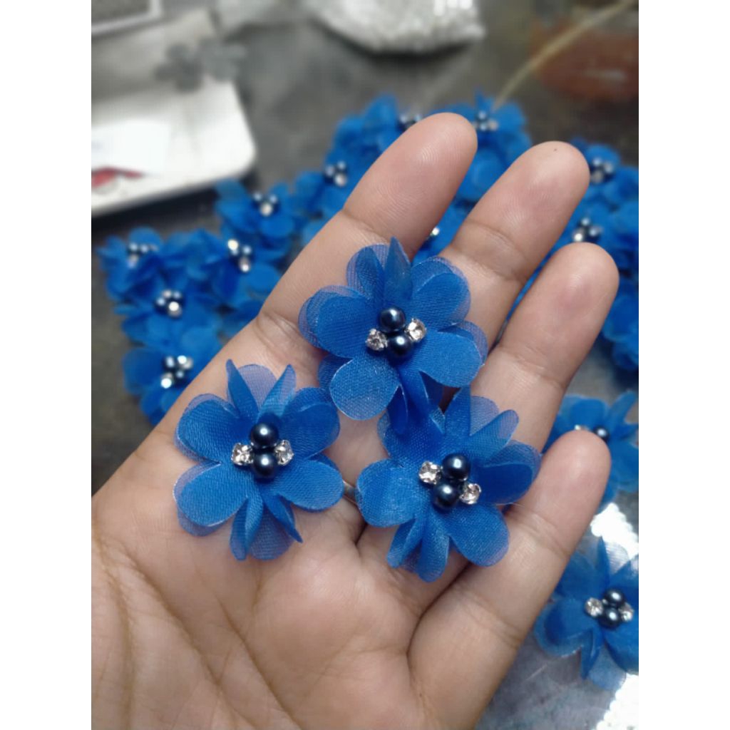 bunga 3D organza