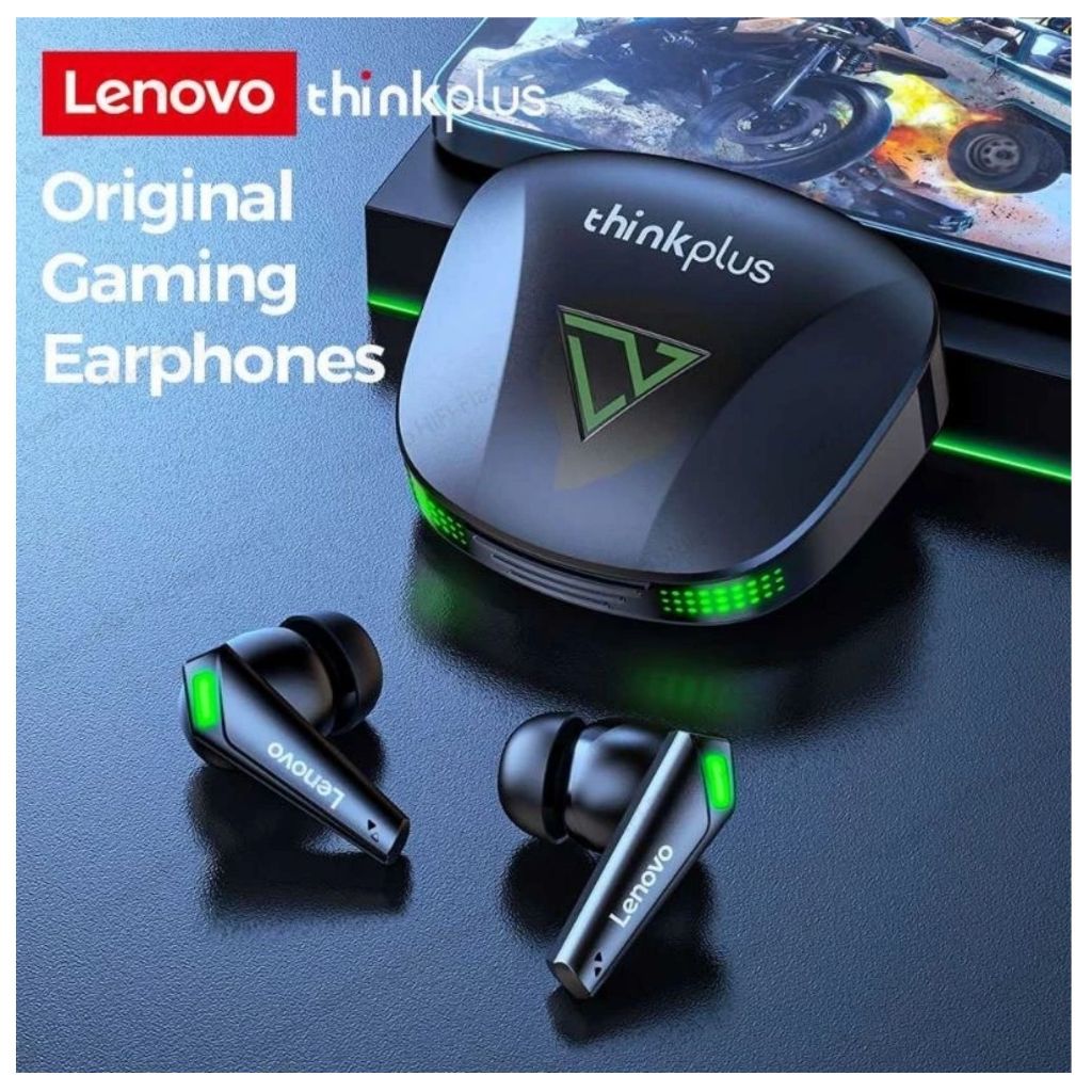 Lenovo Thinkplus Original TWS Earphone Gaming Bluetooth Dual Audio Mode - XT85