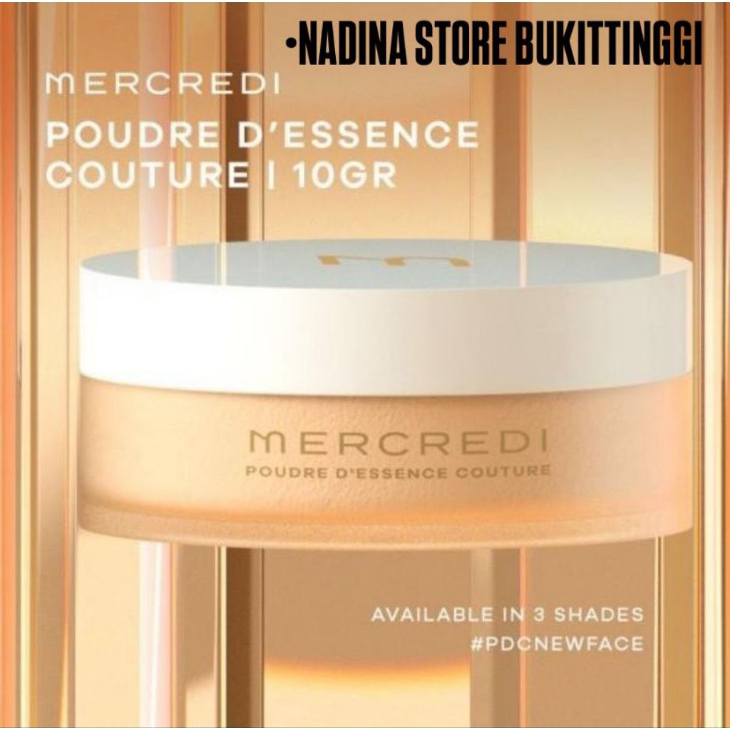 MERCREDI Powder Tabur 10g Bedak Tabur Mercredi PDC - Translucent Powder dengan Tekstur Matte