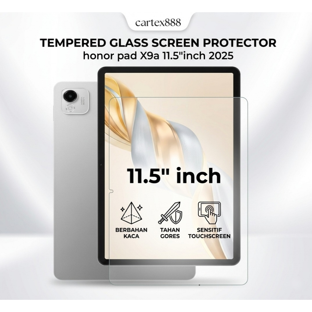 Antigores Honor pad x9a 11.5"inch 2025 / anti gores Honor Pad x9a / tempered glass Honor Pad x9a / H