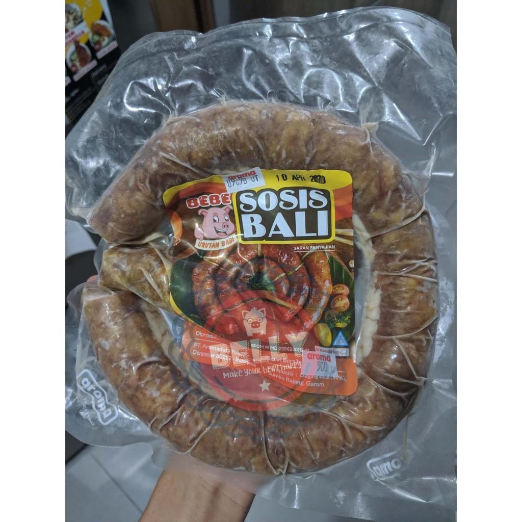 Terenak URUTAN - SOSIS BABI BALI ASLI AROMA (Pork Sausage - Frozen Food) Termantap