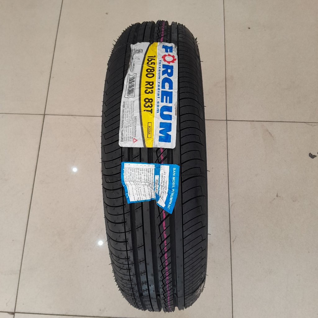 Ban mobil murah forceum ecosa 165 -80 R13 ban tubles mobil carry ring 13