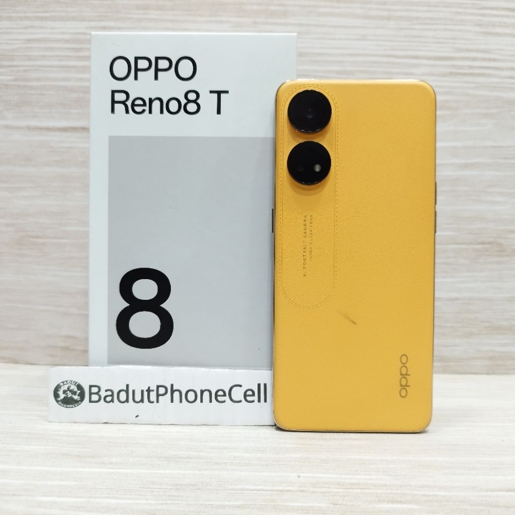 OPPO RENO 8T 4G 8/256GB HANDPHONE SECOND BEKAS FULLSET