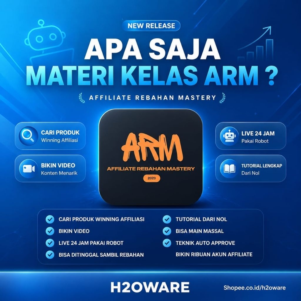 AFFILIATE REBAHAN MASTERY Cuan Besar Tanpa Kirim Barang - live shopee affiliate dan live tiktok affi