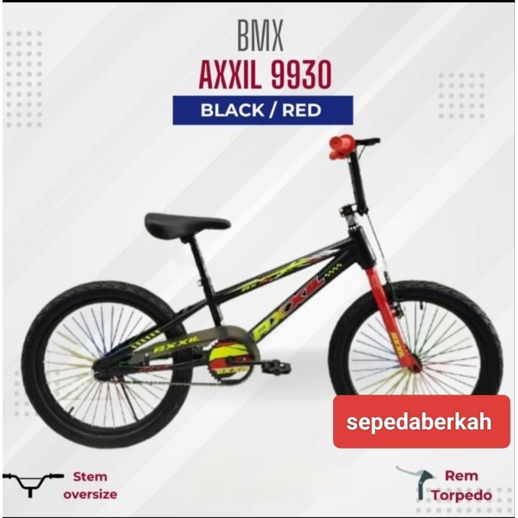 sepeda BMX 20 Tremor tm 3503 cb rem torpedo,20 axxil 9930 rem torpedo,20 Tremor tm 3503 rem v.brake