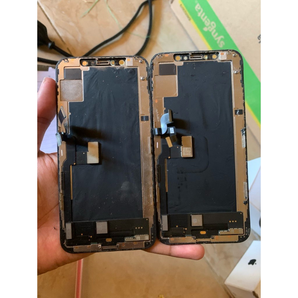 Lcd iPhone Xs Original Copotan minus bahan servis
