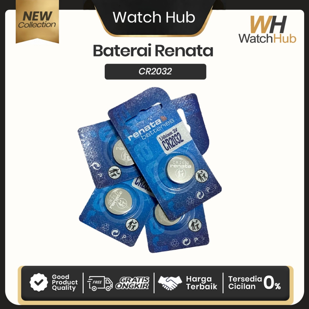 Battery Batre RENATA CR2032 CR 2032 Baterai RENATA CR2032 CR 2032 Original Swiss
