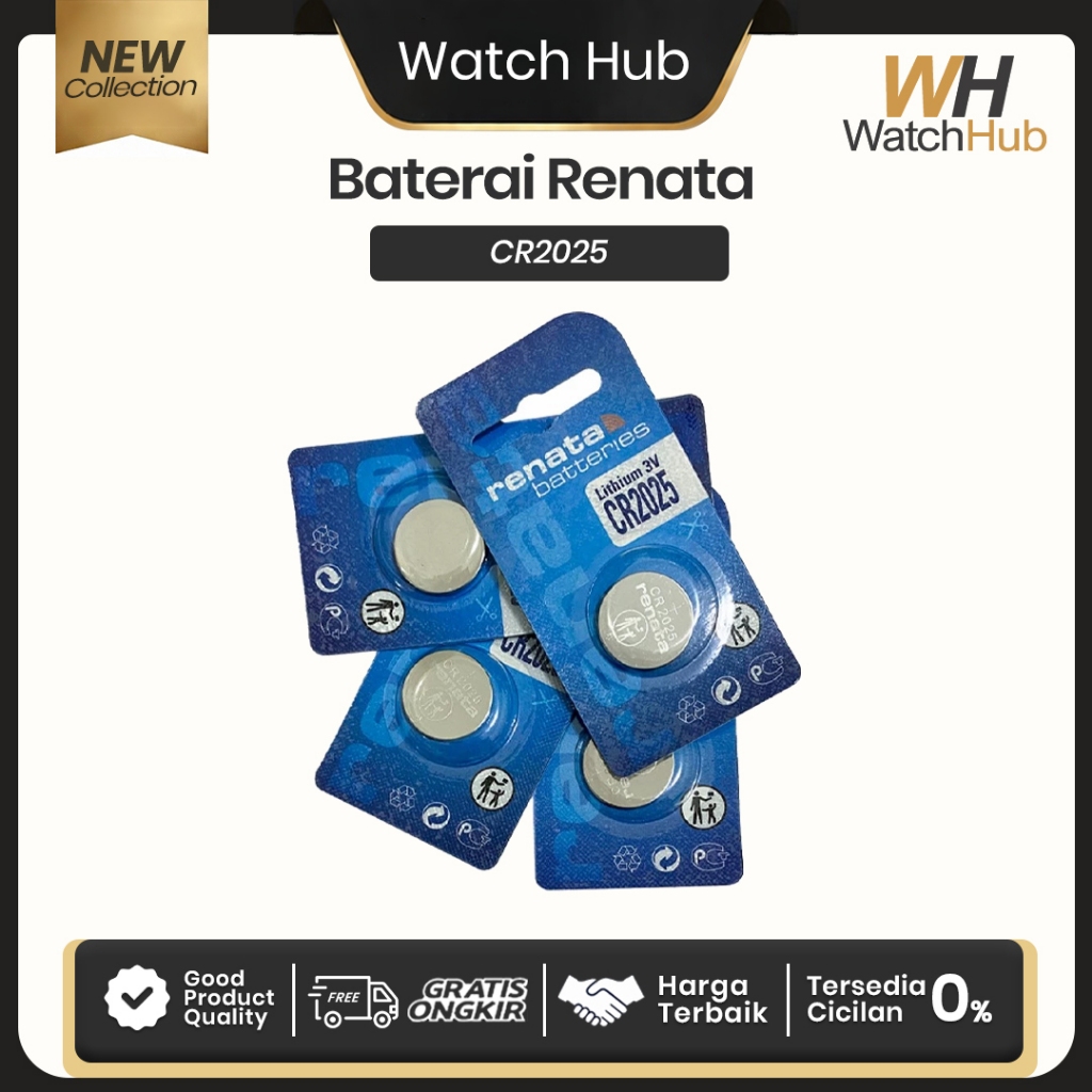 Baterai RENATA CR2025 CR 2025 Battery RENATA CR2025 CR 2025 Batre RENATA CR2025 CR 2025