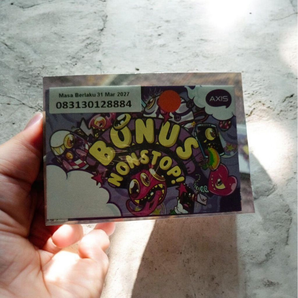nomor cantik AXIS 31 30 12 888 4 isi kuota 3gb jaringan 5G
