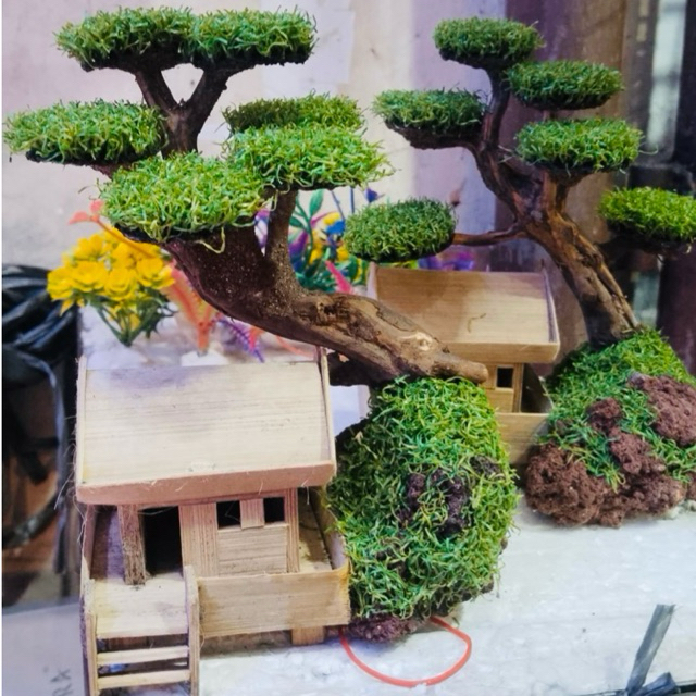 Bonsai aquascape sintetis / pohon aquarium / hiasan aquarium