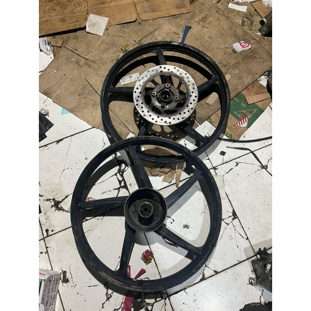 Velg Pelek Depan Belakang Honda Revo Lama / Supra Fit New / Karisma Original Copotan