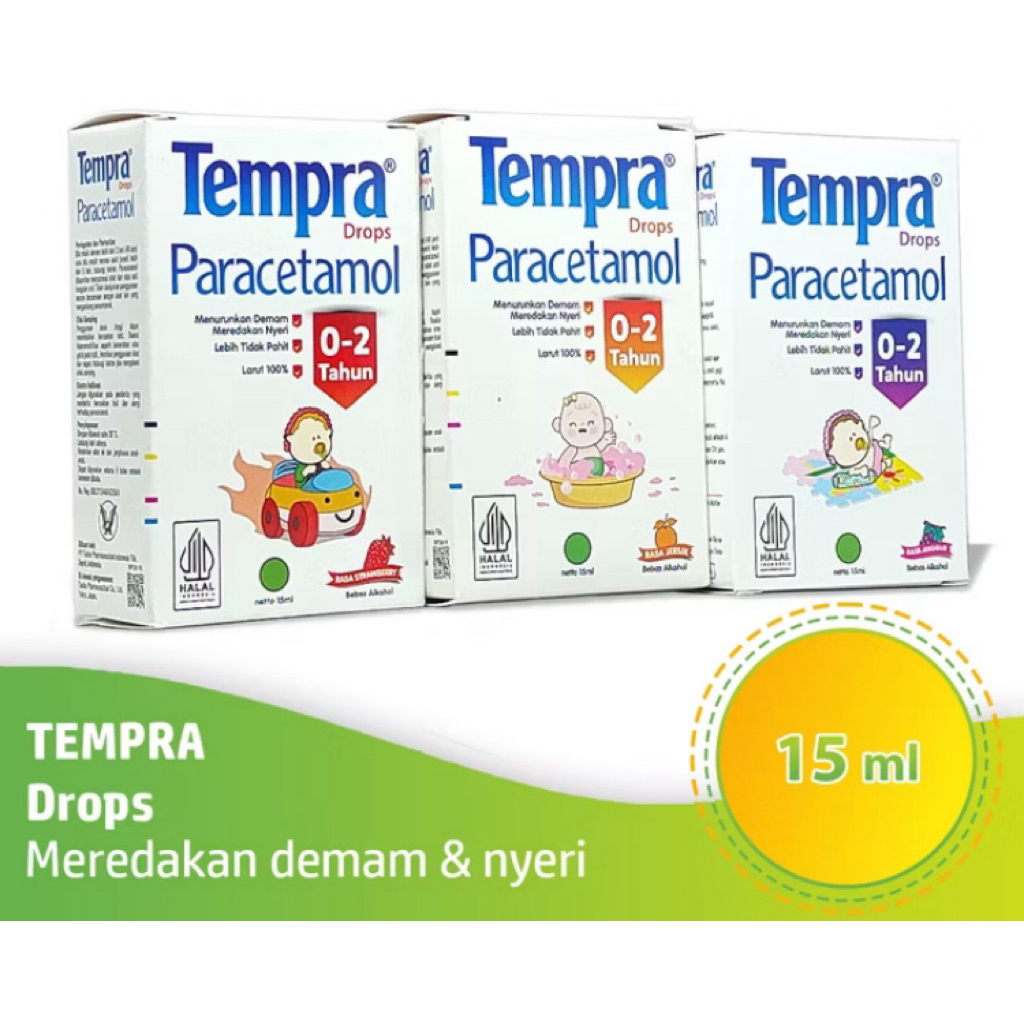 Tempra Drops 15 ml - Obat Penurun Demam Anak | Tempra Drops Bayi 0 2 Tahun