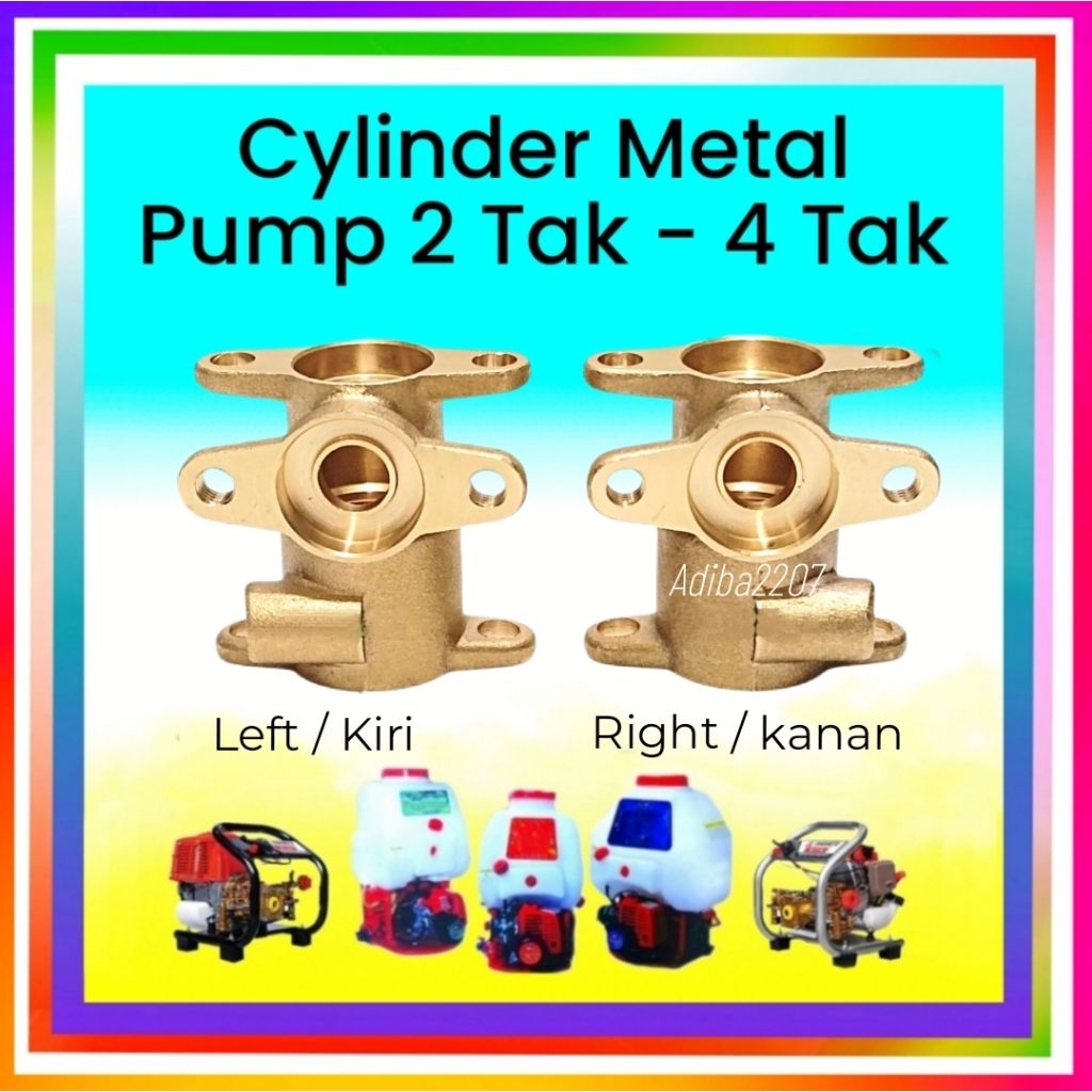 Cylinder pump right & left TU26 silinder kanan & kiri sparepart pompa sprayer semprot hama 2 tak 4 t