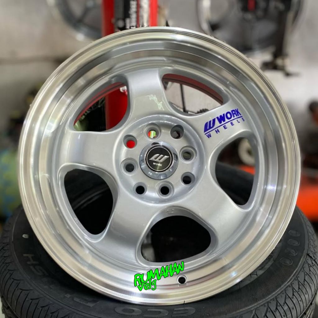 velg WORK MEISTER ring 16 lebar 7 et 40 racing r16 velg mobil Avanza Xenia Livina Wuling binguo kija