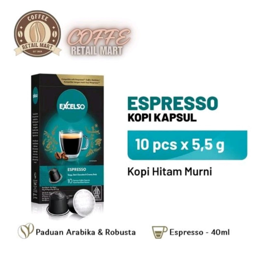 Excelso Kopi Kapsul Nespresso Espresso