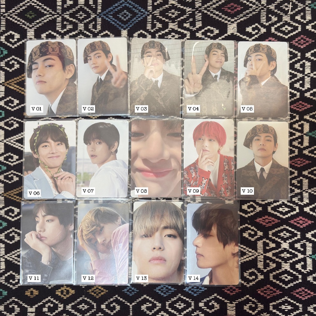 OFFICIAL PHOTOCARD PC BTS V KIM TAEHYUNG  - PC DICON 101 V KIM TAEHYUNG SATUAN